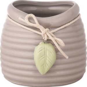 Nice Ceramic Locket Design Pot Without Plant Plant Container Set  (Ceramic)
