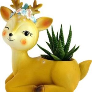 Deer Succulent Planter Pots Flower Pot Creative Animal Home and Garden Decor Plant Container Set (Ceramic)
