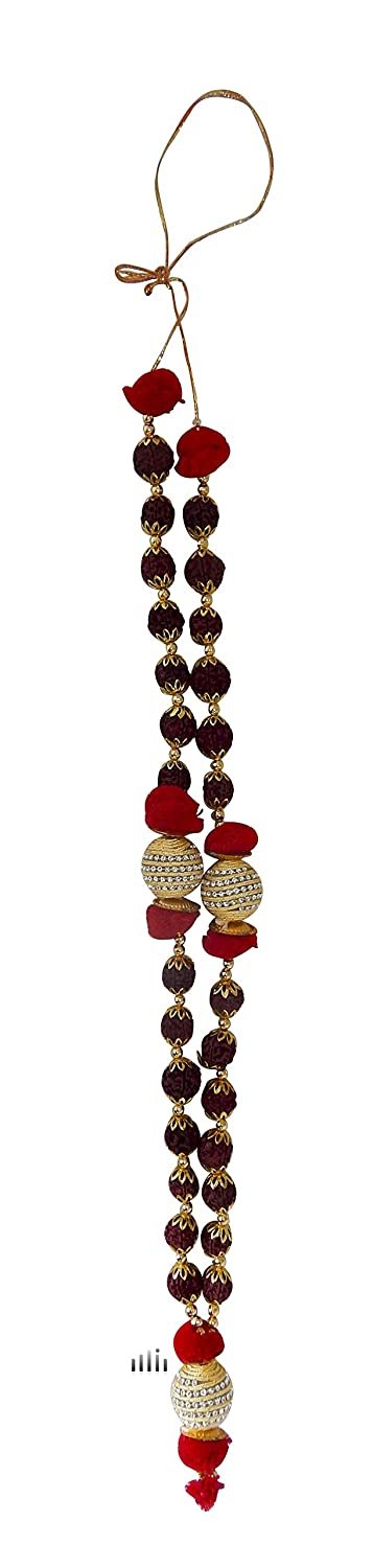 Rudraksha Bead Mala/Garland for God/Puja/Decoration, Photos Size 21 Inch and Thread (Brown) 1 Rudraksha Bead Mala/Garland for God/Puja/Decoration, Photos Size 21 Inch and Thread (Brown)