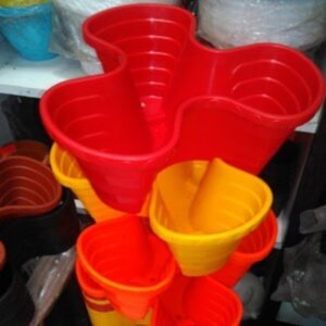 Tower Planter Brown (Pack of 3)