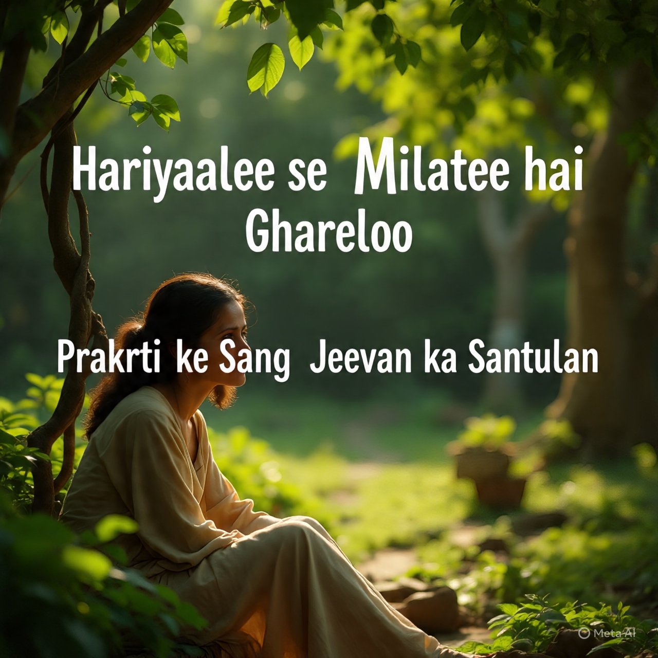 Activity 18 Hariyaalee se Milatee hai Ghareloo Shaanti Prakrti ke Sang Jeevan ka Santulan