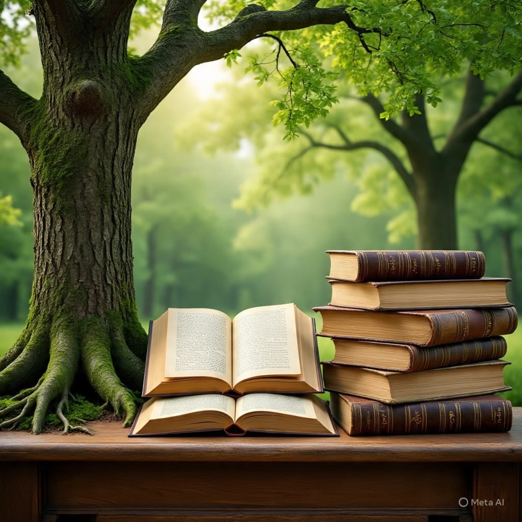 दुर्लभ पुस्तकें और वृक्षों की अमूल्य साझेदारी