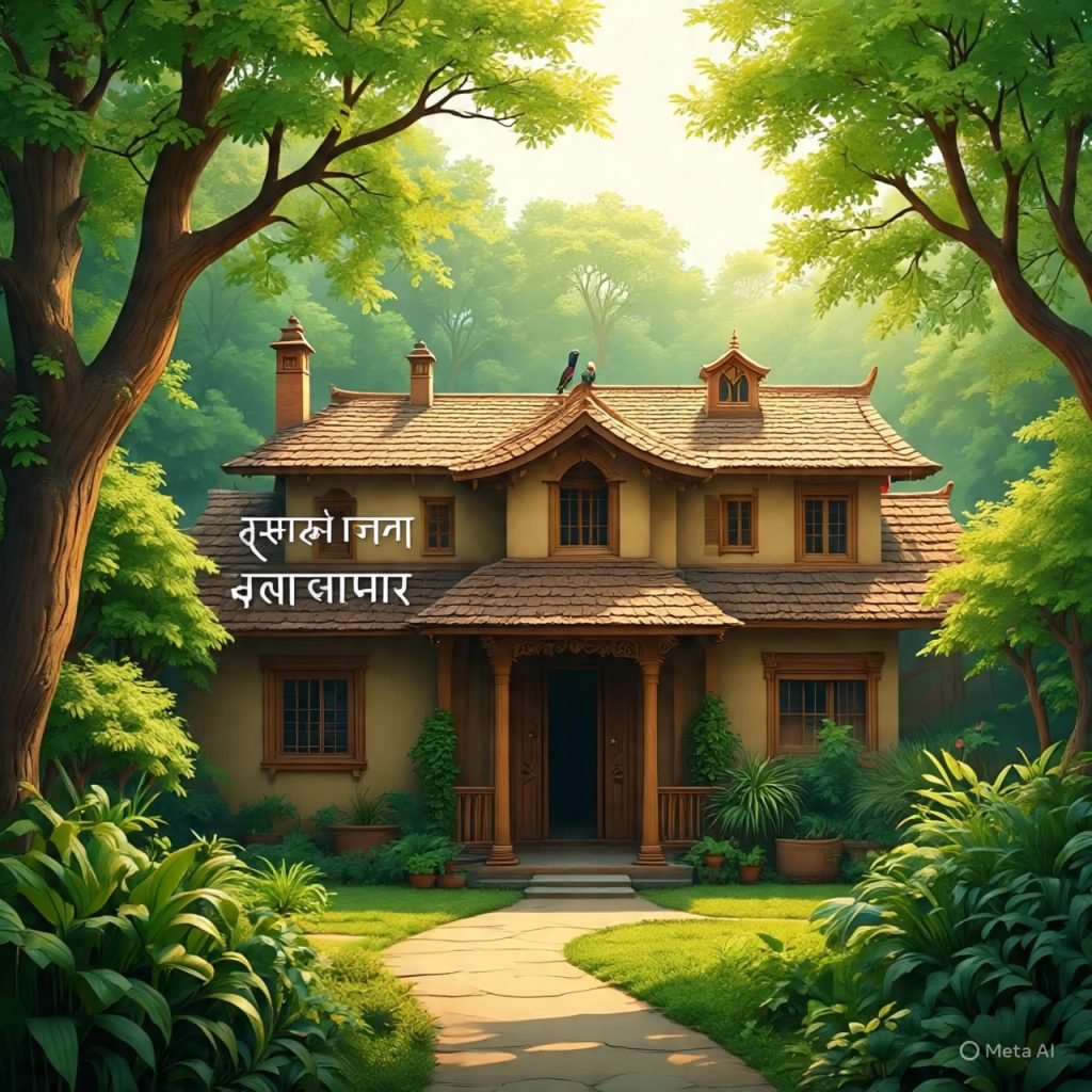 पेड़ पौधों से सजे घरों में बसती है शांति