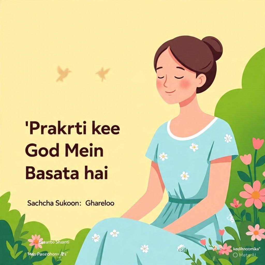 प्रकृति की गोद में बसता है सच्चा सुकून घरेलू शांति में पेड़ पौधों की भूमिका