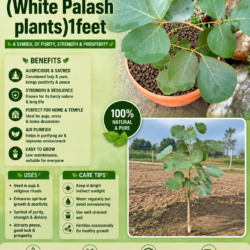 5- years (White Palash plants)1feet